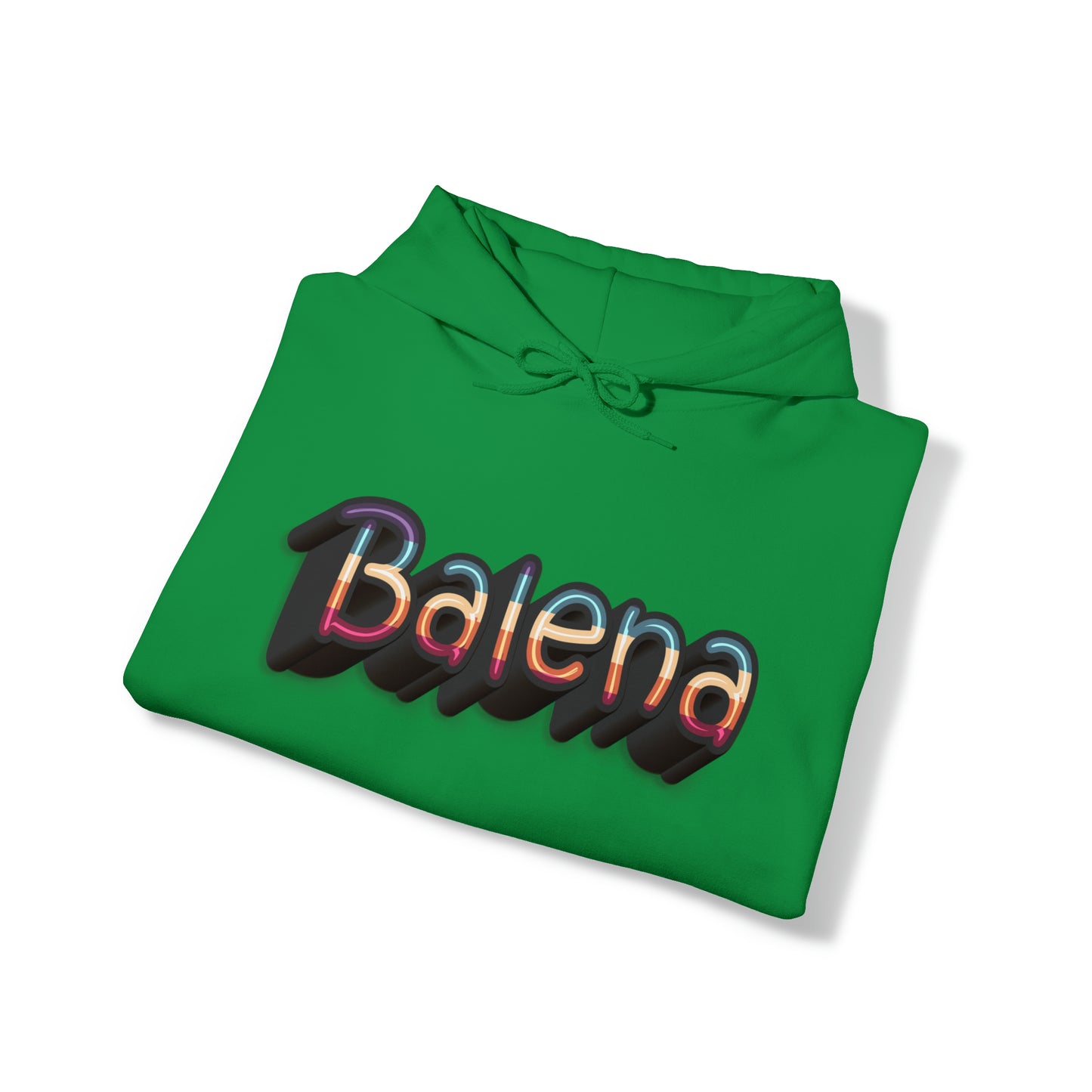 Felpa Retro con Cappuccio BALENA (spedizione compresa)