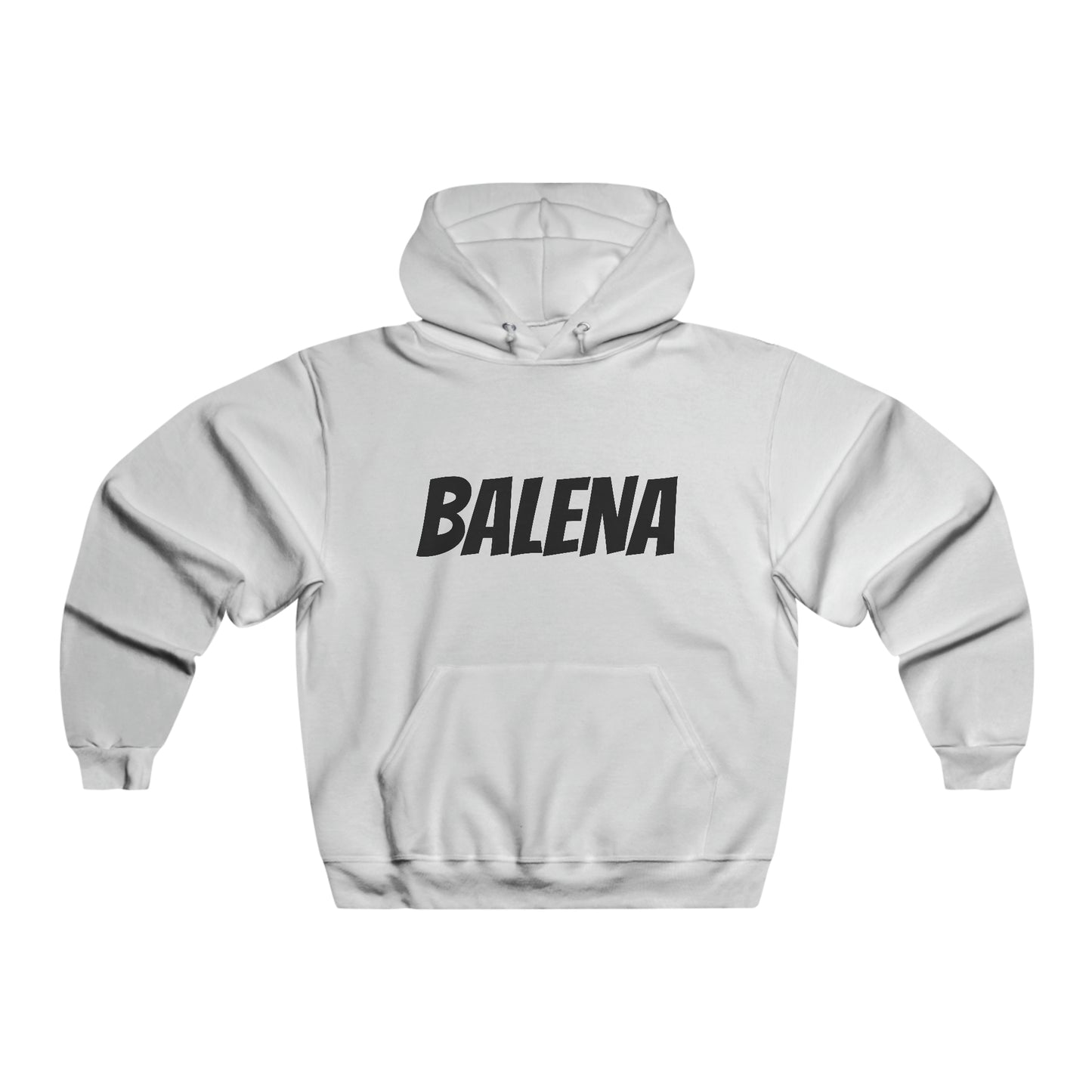 Felpa Bianca con Cappuccio da uomo BALENA (spedizione compresa)