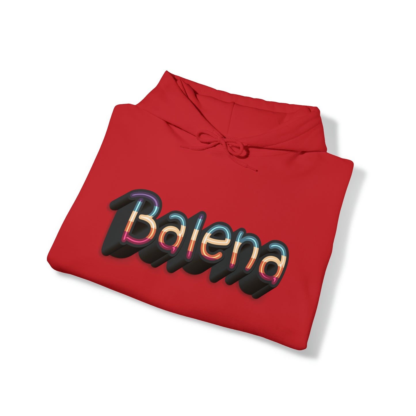Felpa Retro con Cappuccio BALENA (spedizione compresa)