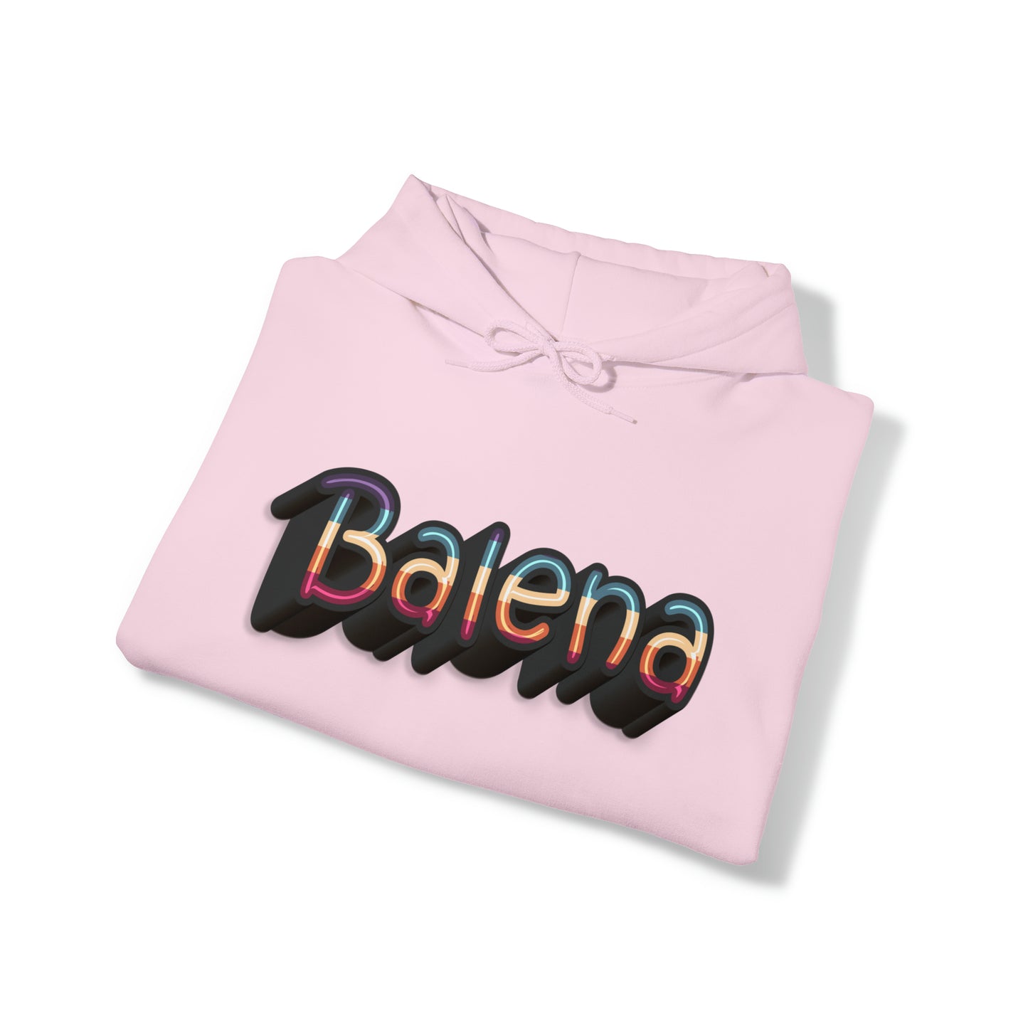 Felpa Retro con Cappuccio BALENA (spedizione compresa)