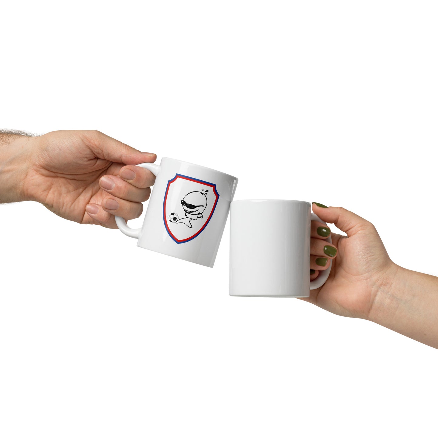 Tazza bianca lucida BALENA (spedizione compresa)