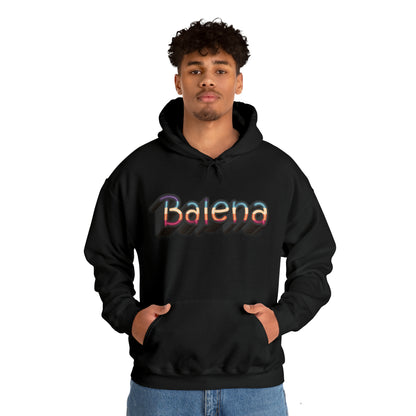 Felpa Retro con Cappuccio BALENA (spedizione compresa)