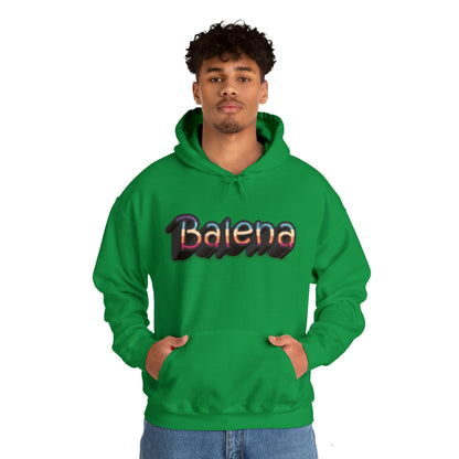 Felpa Retro con Cappuccio BALENA (spedizione compresa)
