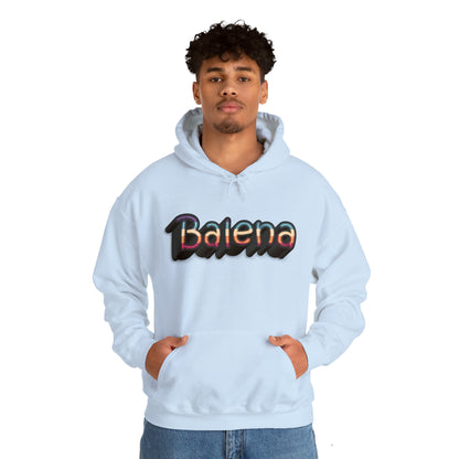 Felpa Retro con Cappuccio BALENA (spedizione compresa)