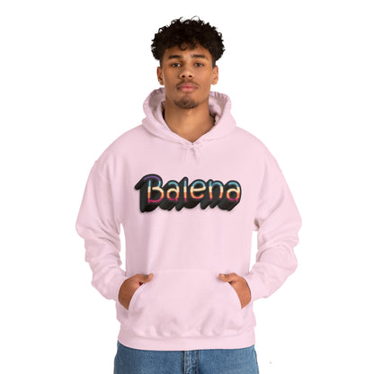 Felpa Retro con Cappuccio BALENA (spedizione compresa)