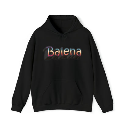 Felpa Retro con Cappuccio BALENA (spedizione compresa)