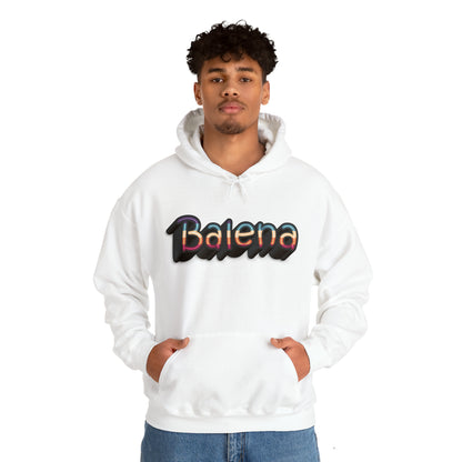 Felpa Retro con Cappuccio BALENA (spedizione compresa)