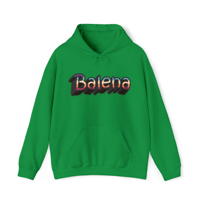 Felpa Retro con Cappuccio BALENA (spedizione compresa)