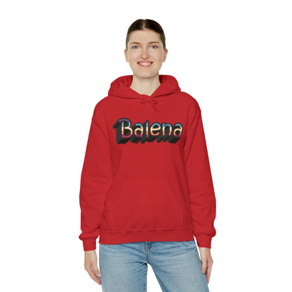 Felpa Retro con Cappuccio BALENA (spedizione compresa)