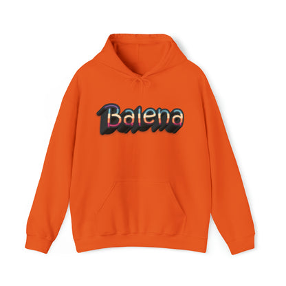 Felpa Retro con Cappuccio BALENA (spedizione compresa)
