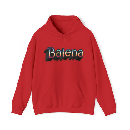 Felpa Retro con Cappuccio BALENA (spedizione compresa)