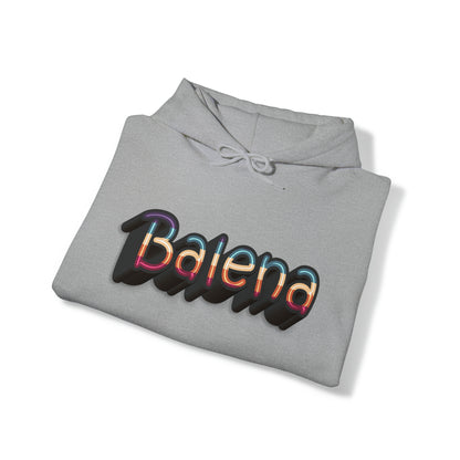 Felpa Retro con Cappuccio BALENA (spedizione compresa)