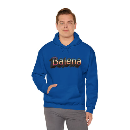 Felpa Retro con Cappuccio BALENA (spedizione compresa)