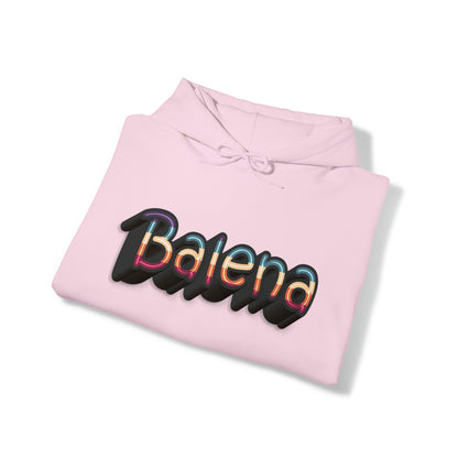 Felpa Retro con Cappuccio BALENA (spedizione compresa)