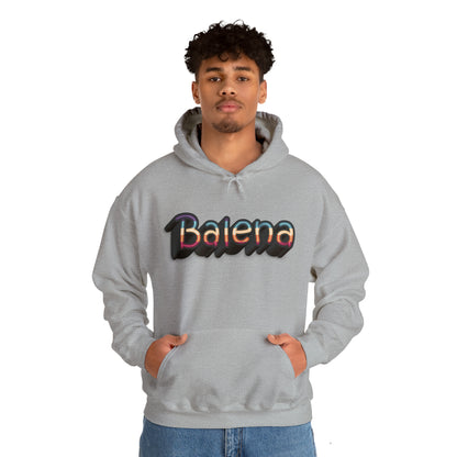 Felpa Retro con Cappuccio BALENA (spedizione compresa)